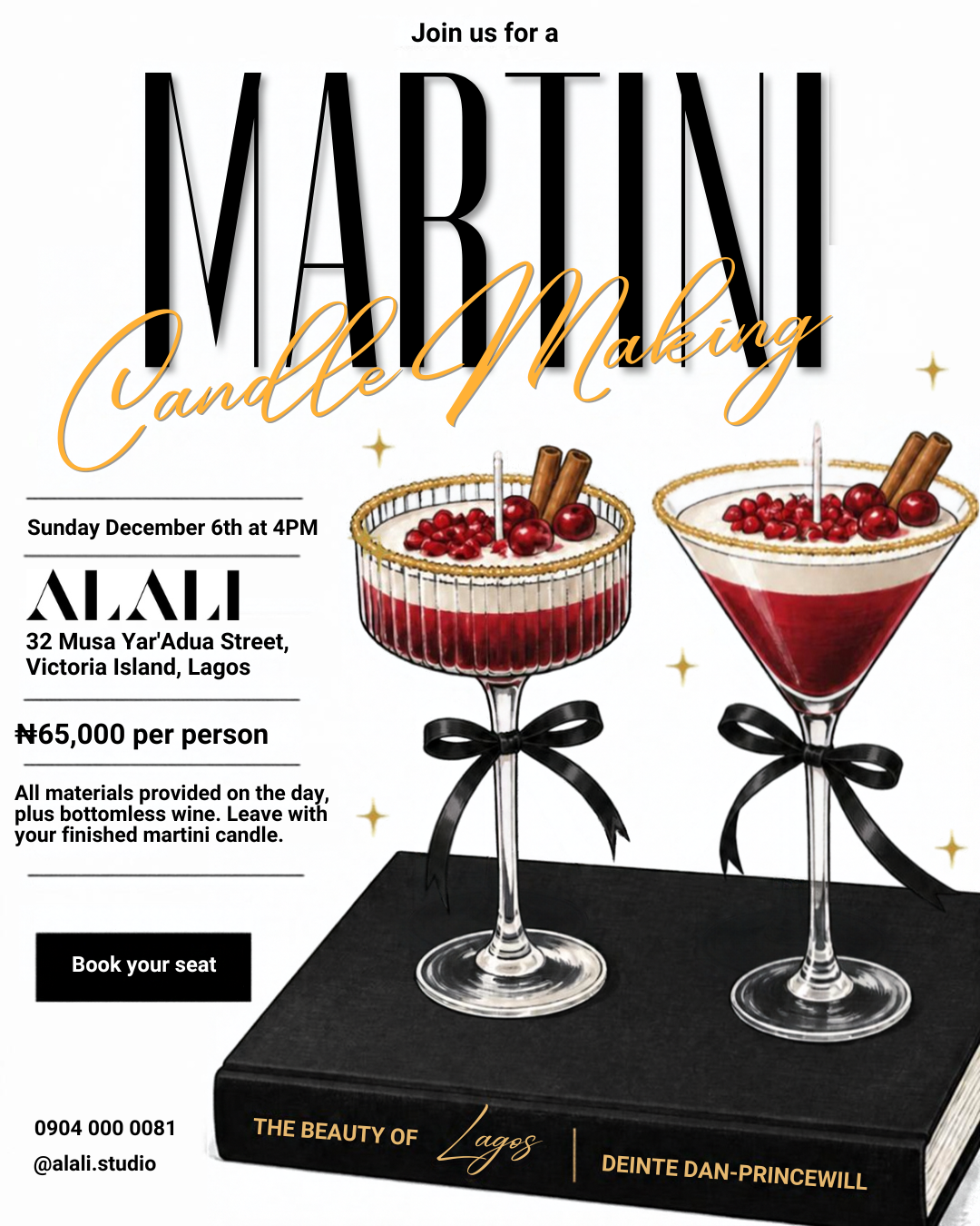 Martini Candle Making
