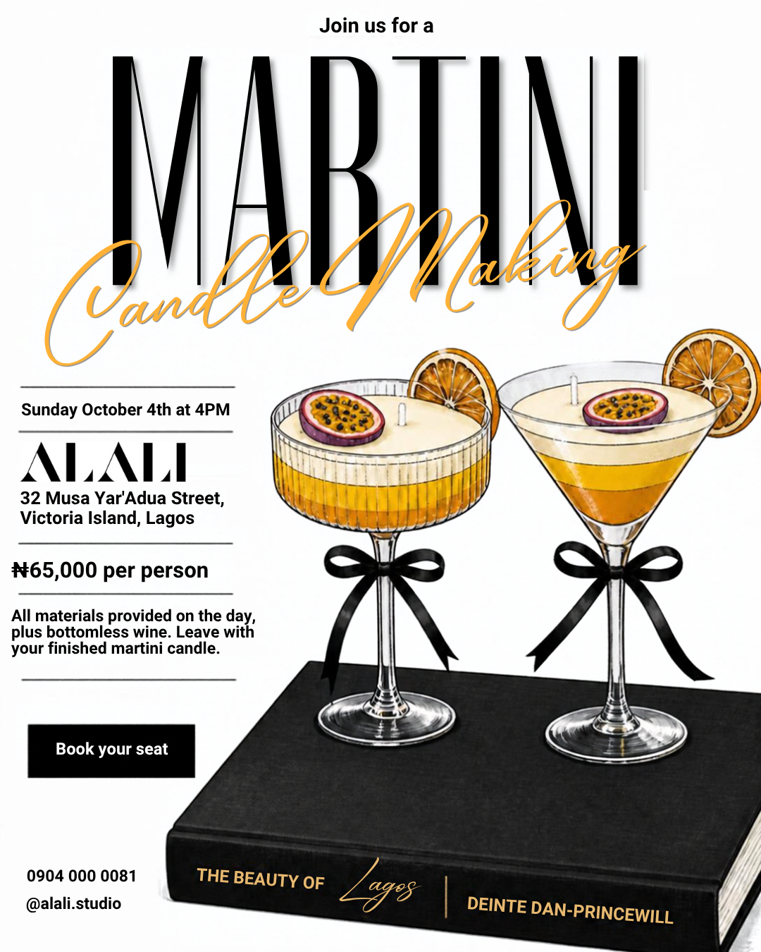 Martini Candle Making