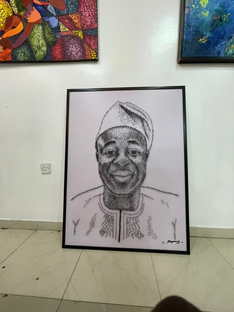 Nail portraiture piece created at Alali