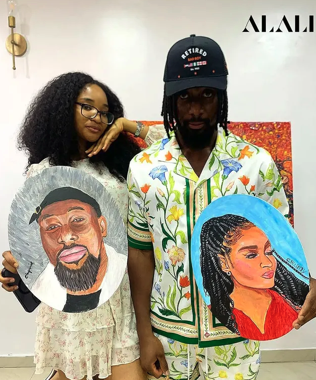 Selfie painting session at Alali Studio